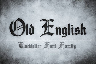 Creative Uses for Old English Fonts
