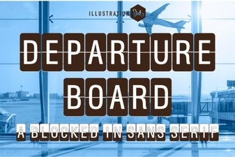 The Departure Board Font: Classic Travel Typefaces